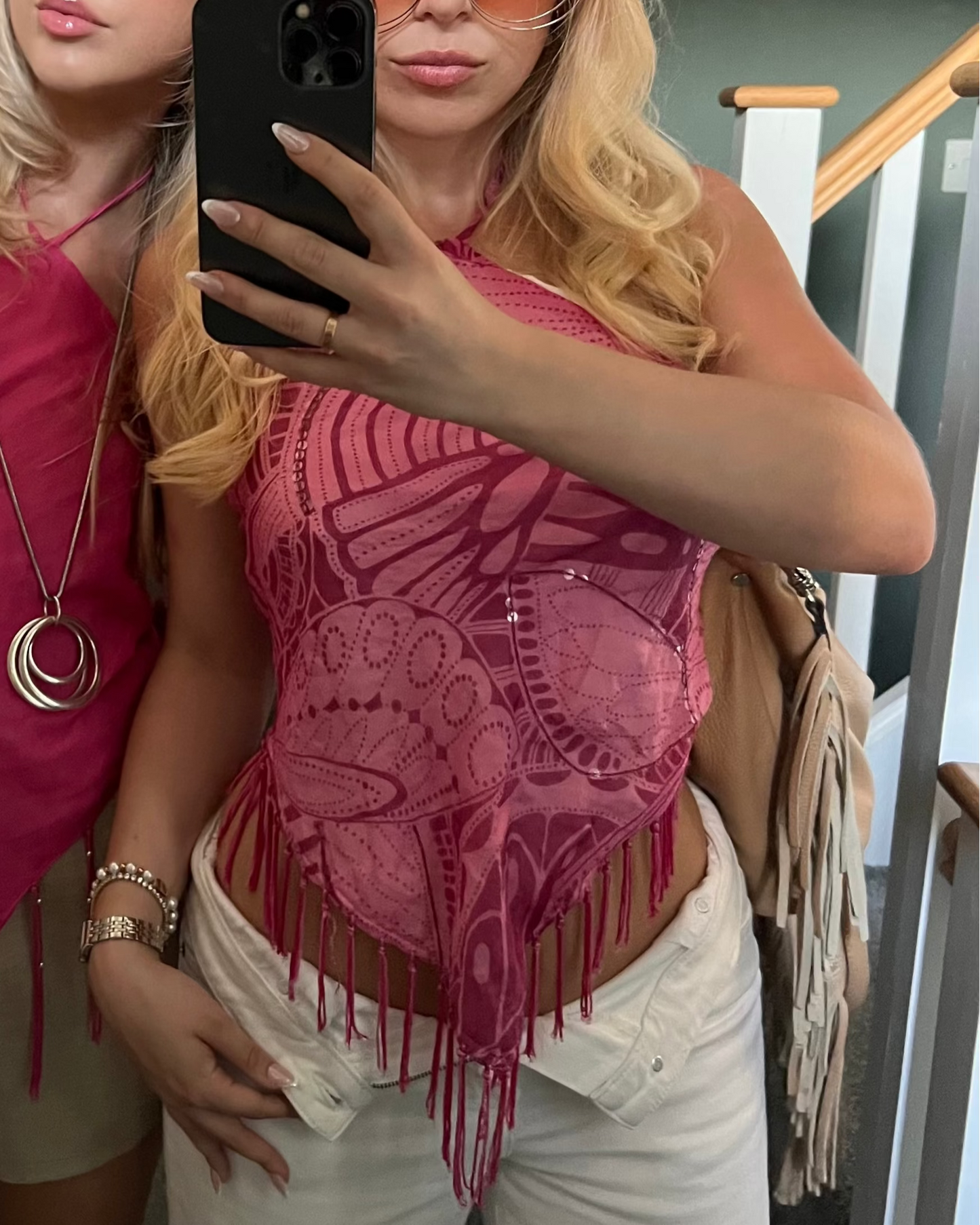 'Young Lust' Up-cycled Halter Top