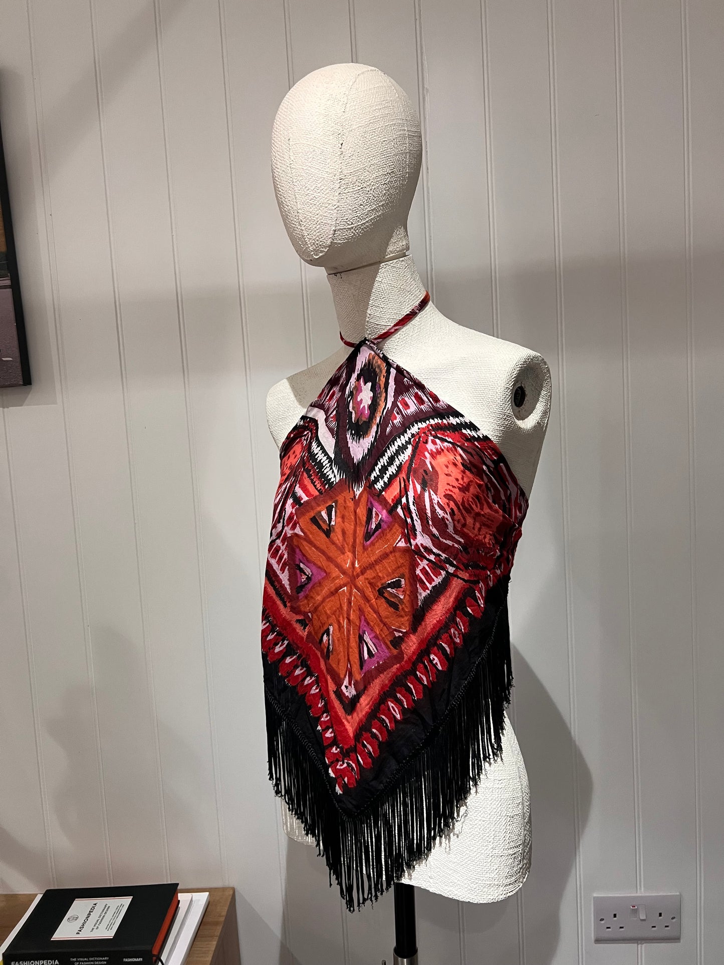 ‘Light My Fire’ Up-cycled Halter Top