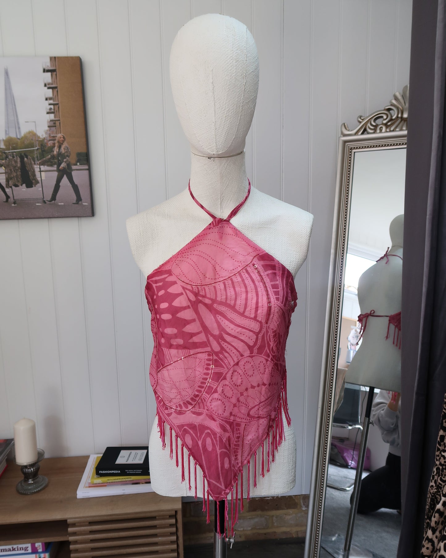 'Young Lust' Up-cycled Halter Top