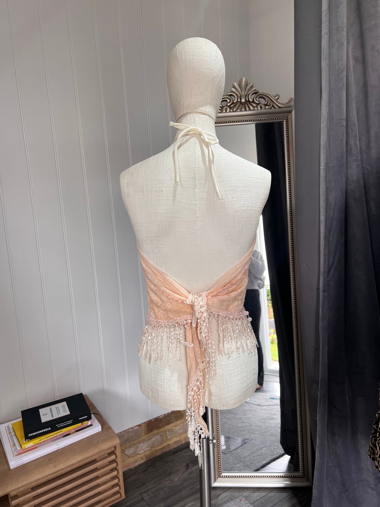 'West Coast' Up-cycled Halter Top