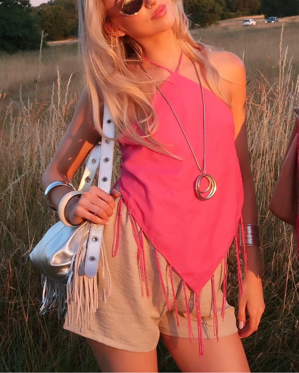 'Whole Lotta Love' Up-cycled Halter Top