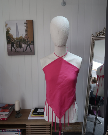'Whole Lotta Love' Up-cycled Halter Top