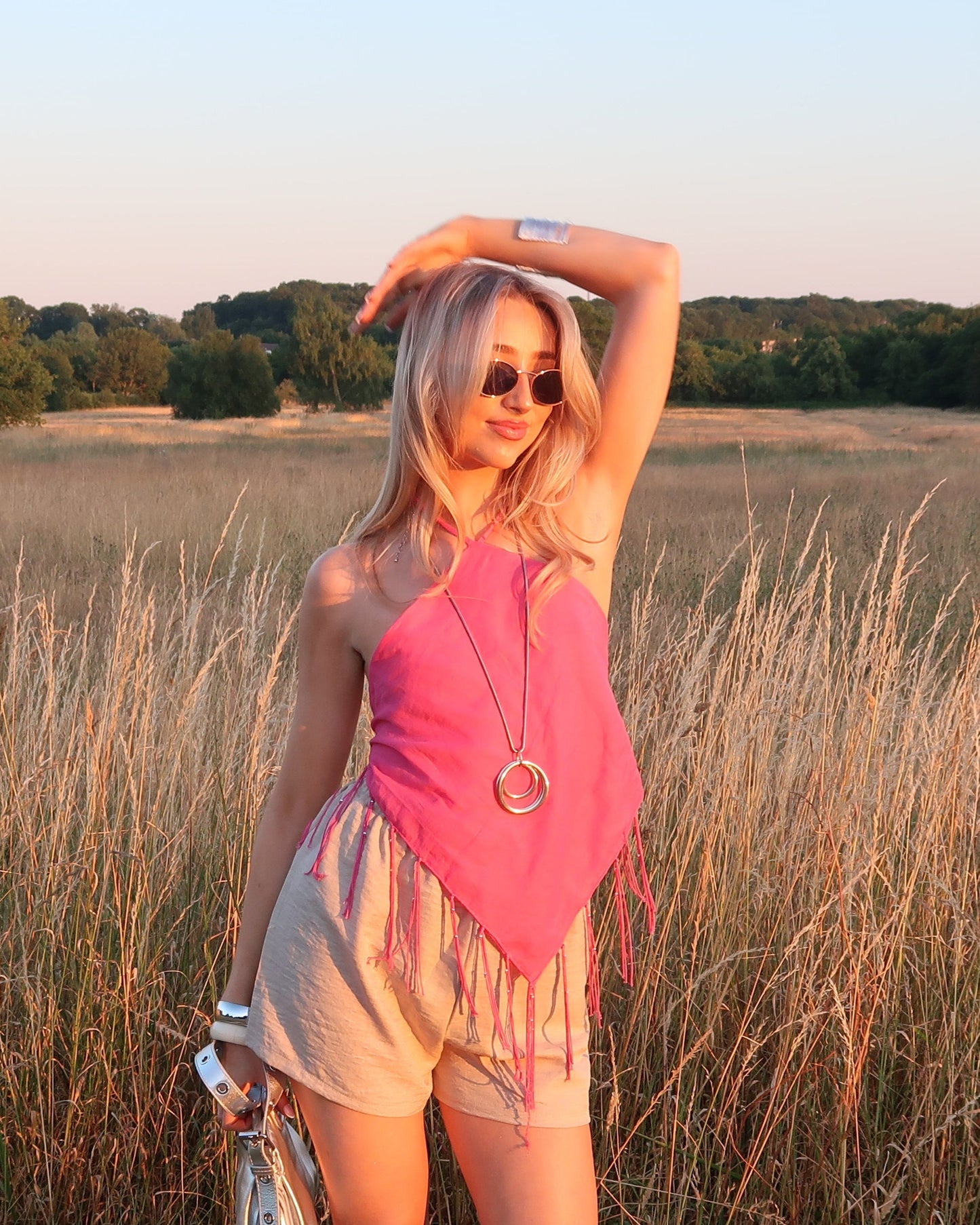 'Whole Lotta Love' Up-cycled Halter Top